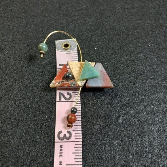 Artisian Brooch Multishaped and Colored - Picture 6 of 7